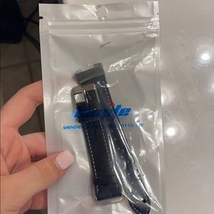 Fitbit charge 3 black leather band